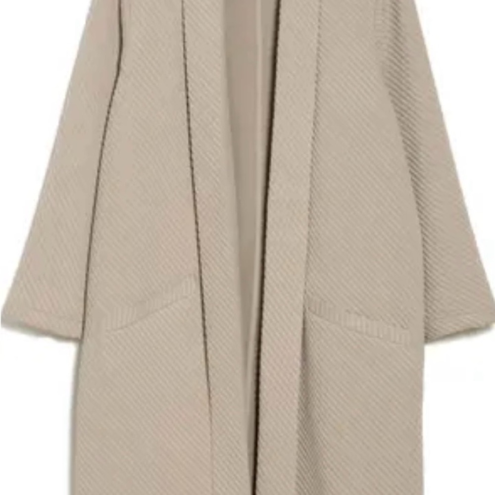 DR2 Women's Tan Long knit cardigan/Coat